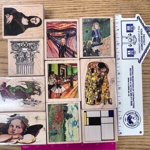Masterpiece art rubber stamps